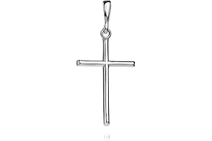 Cross Sterling Silver 925 Pendant: Understated Spiritual Style