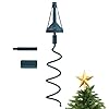 Christmas Tree Topper Holder Universal Sturdy Twist On Tree Topper Holder Fits All Basic Types Heavy Duty Tree Topper Support Rod Xmas Tree Topper Stabilizer for Treetop Ornaments