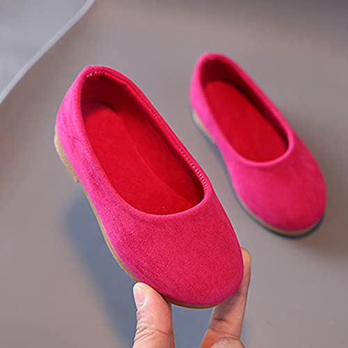 Toddler Furry Boots Summer And Autumn Fashion Girls Casual Shoes Solid Color Simple Style Kids Boots Size 23