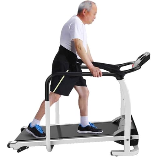 Image of Folding Treadmill Running and Step Machine,Electric Motorized Running Machine,Household Multifunctional Slow-Speed Treadmill with Armrest,for Middle-Aged and Elderly