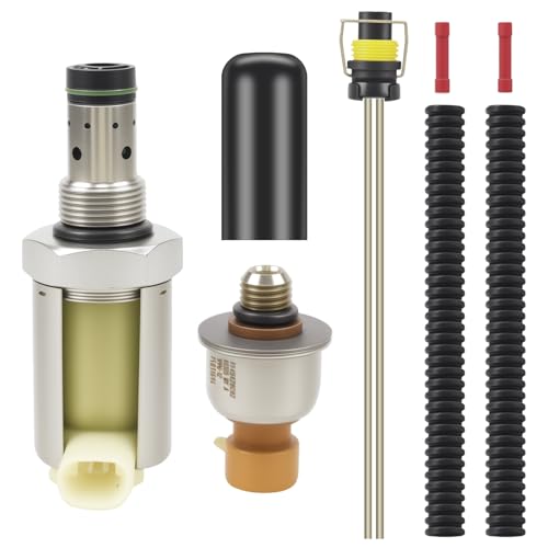 IPR Valve 6.0 Injector Pressure Regulator ICP Control Sensor Compatible with Ford Super Duty F250 F350 F450 F550 E350 E450 Excursion 6.0L 2003-2010 Diesel Turbocharged CM5126 AP63417 5C3Z9C968CA