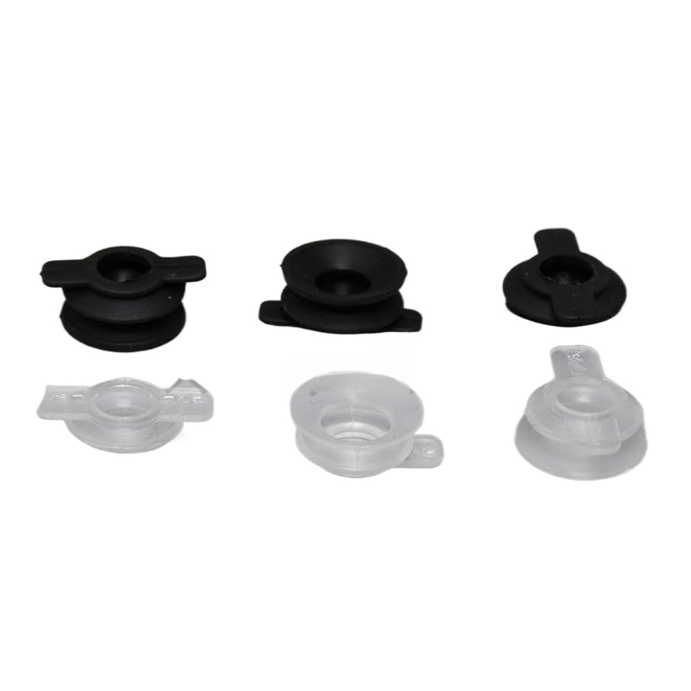2pc Double Winged Suction Nozzle Double Ear Suction Nozzle Head Skin Suction Nozzle Double Ear Suction Nozzle Head (Black one)