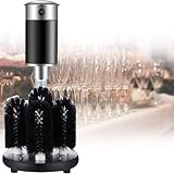 【LAVE-VERRE ÉLECTRIQUE】 La machine à laver les tasses peut nettoyer jusqu'à 600 tasses en une heure et éliminer les taches de thé, les taches de café, les taches de tasse et les marques de rouge à lèvres plus rapidement. Moins de casse que le lavage à la main et un quart du temps nécessaire pour le lavage. manuellement.