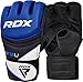 RDX MMA Gants d'entraînement, Maya Hide Cuir, Mitaines Boxe Grappling Sparring, Ventilé Ouvert Paume, Protection Poignet Main, Kickboxing, Muay Thaï, Arts Martiaux Combat Gloves, Homme Femme