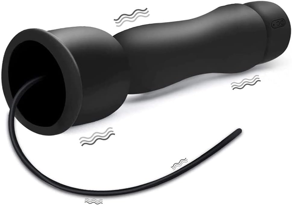 LWX Masajeador de Pene Masculino, Vibrador de Enchufe de Pene ...