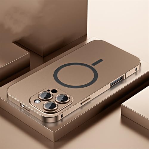 iPhone 12 13 14 15 16 Pro Max 14 15 16 Plus �p�A���~���^���t���[���}�O�l�b�g�P�[�X�A���C�����X�[�d�����Y�t�B�����APC�o�b�N�{�[�h�J�o�[�A�f�U�[�g�S�[���h�AiPhon