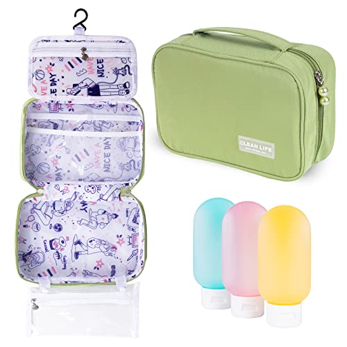 HIUZAR Hanging Toiletry Bag - Perfect for Traveling & Organizing Your Toiletries