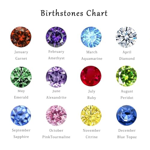 Buywis Tennis Bracelet for Women Birthstone Cubic Zirconia Bracelet Silver Silder Bracelet Birthday Jewellery Graduation Gifts March Birthstone - Image 4