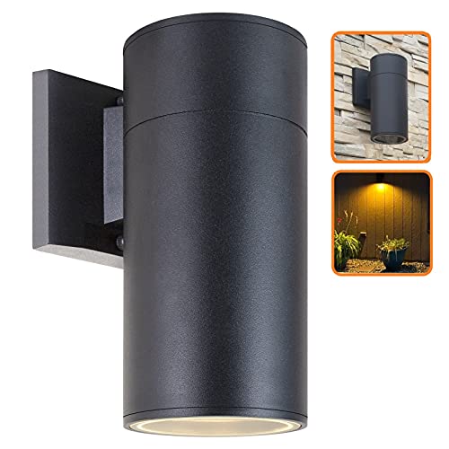 ZUUKOLE Outdoor Wall Light, Exterior Lighting - ETL Listed, Die-cast Aluminum Anti-Rust Waterproof...