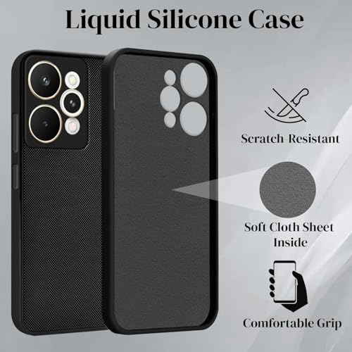Image of Jkobi Rubberised Back Cover Case for Realme 15 (Textured Grip Design | Micro-Fiber Cloth Inside | Slim and Light Weight | Soft Touch and Feel)