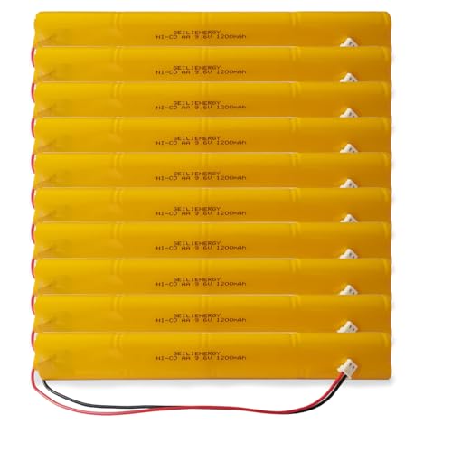 Batterie Ni-Cd 9,6V compatible ELBB003 luminaire bloc secours autonome BAA-96