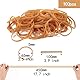 Gummibänder Gummiringe breit 100 Stücke Gummiband 100mm*5mm Haushaltsgummi Gummi Gummiringe Essentials für Zuhause Büro Schule gummis