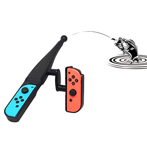 Fishing Rod Compatible With Joy Con,Fishing Game Kit Compatible With Nintendo Switch Oled/ Nintendo Switch Bass Pro Shops - The Strike Championship Edition And Legendary Fishing - Standard Edition #TOP1