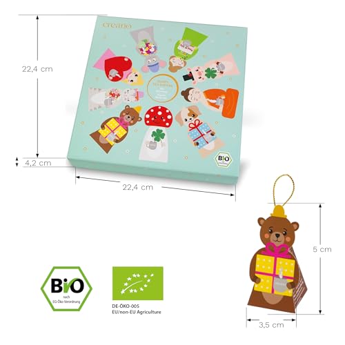 Image of Creano Organic Herbal Tea Gift Set 'Tea Lovers' - 9 pyramid tea bags in 9 cute shapes to give as gifts - 22.5g*