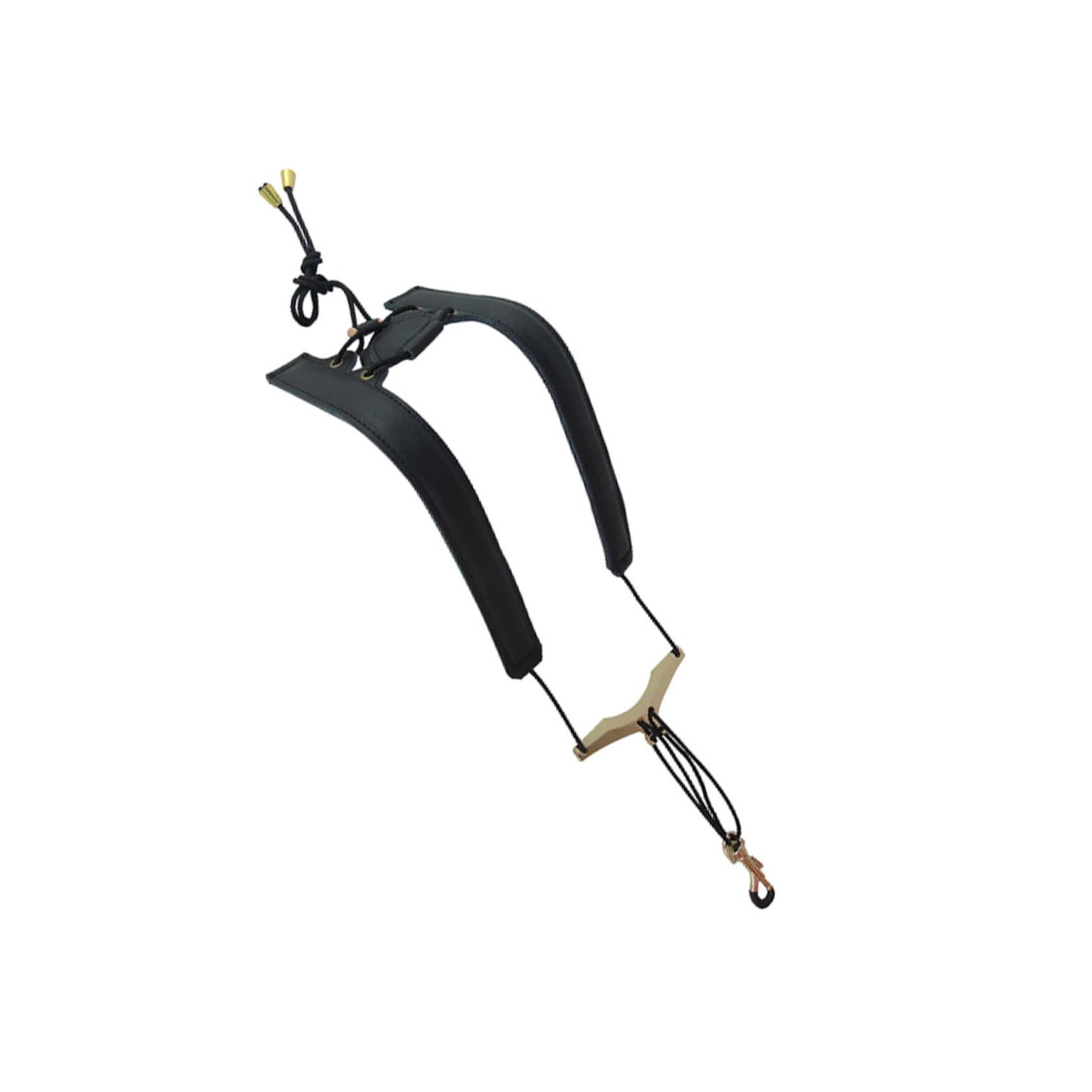 Abaodam Imbracatura Sax Regolabile in Cuoio e Nailon, Doppia Spalla, Distribuisce Peso, Riduce Dolore a Schiena e Collo, Accessori per Sassofono, Tracolla per Borsa Argento Stili multipli
