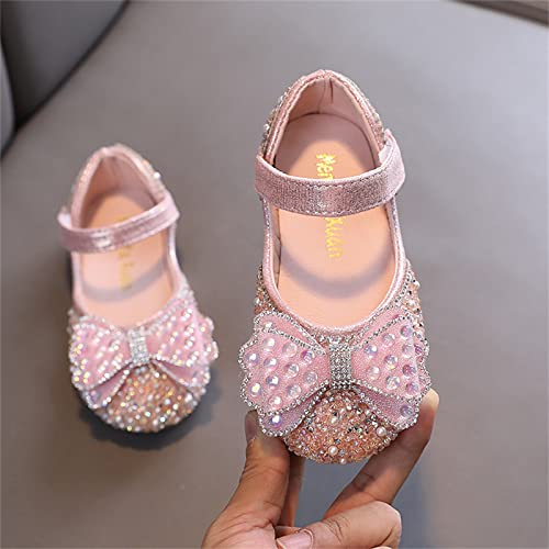 Spring and Summer Children Dance Shoes Girls Performance Princess Shoes Rhinestone Pearl Dress3