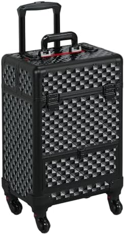 Yaheetech Professional Makeup Case Cosmetic Makeup Suitcase Makeu...