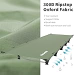 Naturehike GreenWild Camping Cot, Ultralight Folding Backpacking Cot, 60-Second Easy Set-Up, Supports 330lbs, Portable Camping Bed for Adults for Camping Hiking Travel Home - Image 5