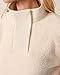 johnnie-O Women's Olympia Sherpa Snap Pullover Eggnog/XS