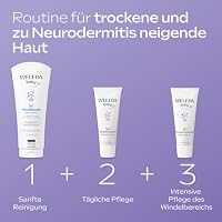 WELEDA Bio Baby Med 3in1 Wundschutzcreme Weiße Malve - Naturkosmetik Windelcreme mit Kokosöl & Sesamöl für hochsensible bis neurodermitische Haut beugt Wundsein im Windelbereich vor (vegan, 50ml) – Ansicht 9