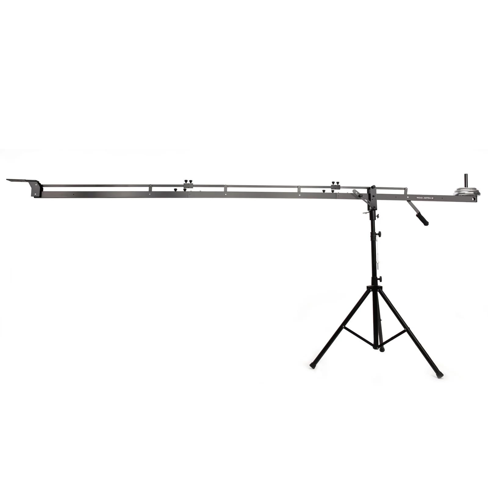 PROAIM Astra 3,7 m braccio professionale per fotocamera con supporto per fotocamera DSLR Video Film|Heavy Duty, leggero, miglior viaggio/interno/esterno gru in alluminio con braccio LCD(JB-AS12-TS)