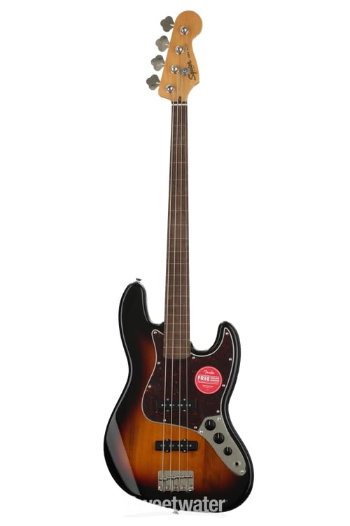 Amazon.com: Squier Classic Vibe 60s Jazz Bass, 3-Color Sunburst