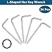 Biaungdo 24 Pcs 3mm Hex Key Wrench, Small Allen key Wrench, L Shaped Hexagon Wrench, Hex Key Spanner Wrench Set Hexagon Head Replacement Repairing Tool for Repairing Bike, Furniture