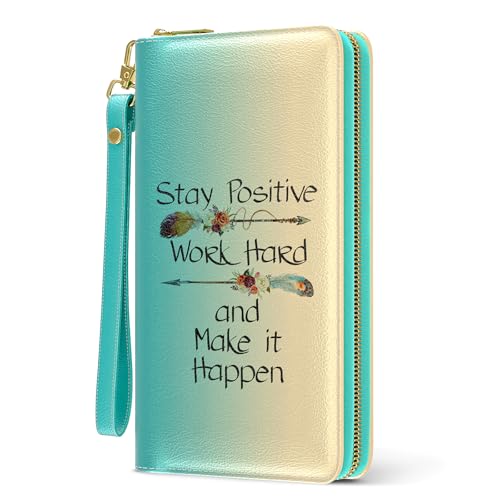 Image of Aiawoxc Womens Wallet, RFID Wristlet Wallets for Women, Ladies Clutch Purses, Large Travel Card Holder with Phone Holder | RFID