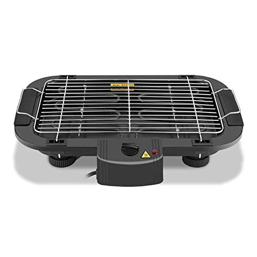 Rauchfreier Elektrogrill, 2000W Grill mit Antihaftoberfläche und Öltropfenwanne für gesünderes Grillen, Innengrill bis