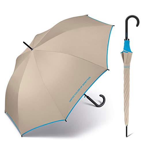 Preisvergleich Produktbild Benetton Automatischer Regenschirm, Beige, 102 cm