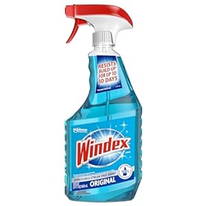 Windex Glass and Window Cleaner Spray Bottle, Pack...