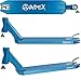 Apex Scooters Plateau de trottinette de free style pro Deck + autocollant Fantic26, türkis (49cm)
