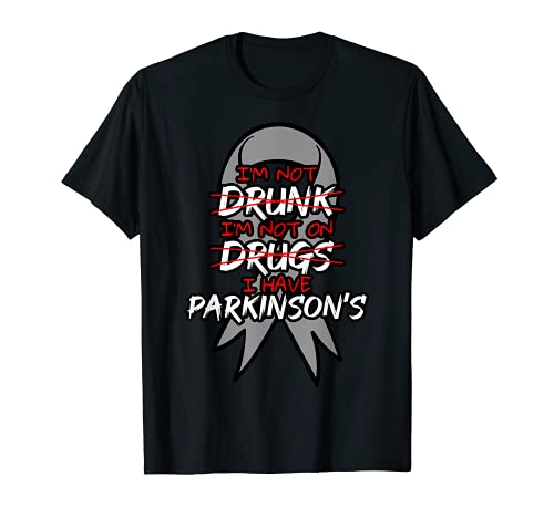 Parkinsons Desorden Degenerativo Neurólogos Cinta Gris Camiseta