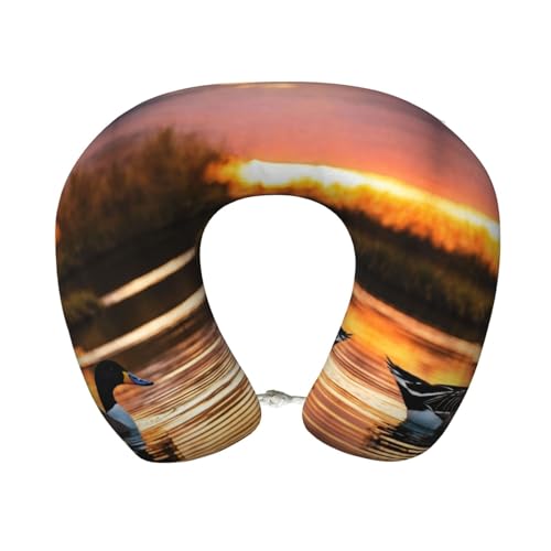 Almohada de viaje espuma viscoelástica negra