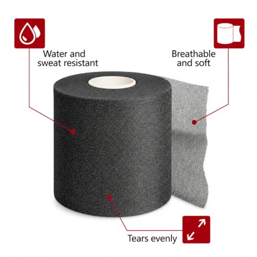 Image of Underwrap Pre Wrap Foam for Use Under Rigid Tape | Soft Base Layer for Ankle, Knee, Wrist & Hand Support | Comfortable, Sweat-Resistant, Easy to Tear 20 mtr (Pink | 6 cm)