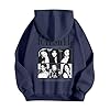 Umiquansome Katseye Merch Hoodies for Women UK Women's Print Sweatshirt Ladies Tops Fashion Winter Oversized Hoodie with Pockets Navy M #1