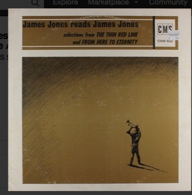 James Jones Reads James Jones: Selections From The Thin Red Line And Here To Eternity LP