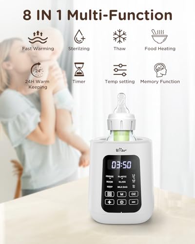 image for Bear Baby Bottle Warmer, Milk Warmer Breastmilk Bag Formula Fast Warmi
