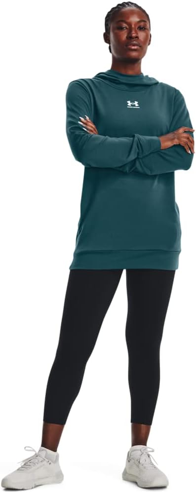 Under Armour Women's Rival Terry Funnel Long Sleeve Tunic
