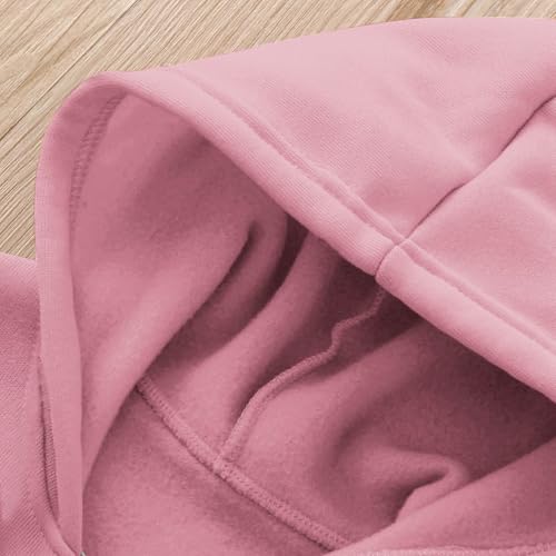 Tween Girls Oversized Hoodies Sweatshirts Youth Fall Winter Clothes Fleece Zip Up Outerwear Comfy Joggers Sweatpants4