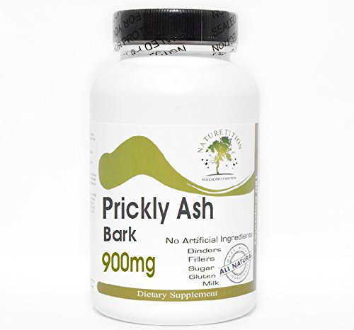 Prickly Ash Bark 900mg ~ 180 Capsules - No Additives