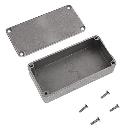 Caixa De 1 Unidade Efeito Caixa De Alumínio Caso De Pedal De Efeito De Guitarra Recipiente De Metal