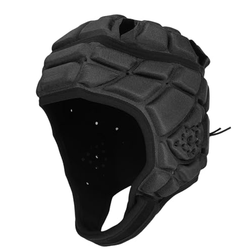 RiToEasysports Tiradores de Rugby, Casco de Cubierta Suave con Amortiguación de Varias Capas, Protección Integral de la Cabeza, Ventilación óptima para Jóvenes para Niños Adultos, Ajuste Flexible y