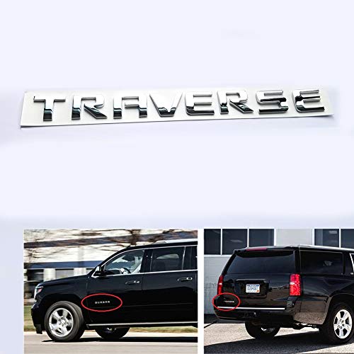 Placa de identificación 3D Traverse Chrome 20896270 para la renovación del logotipo trasero