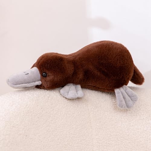 champracer Schnabeltier Kuscheltier Plüschtier Ente Kuscheltier Simuliertes Plüsch-Schnabeltier Puppe Geschenke für Kinder