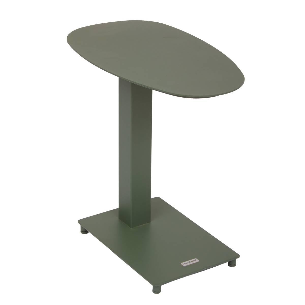 Table d'appoint de jardin Hespéride Venuzia 50x30cm bout de canapé vert laurier