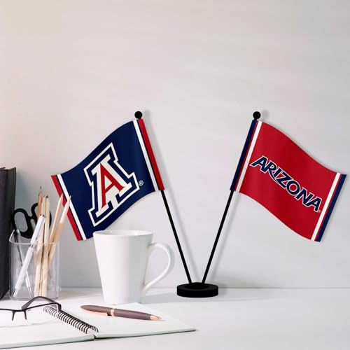 Drapeaux de bureau Arizona Wildcats cadeau idéal pour anniversaire de passionné