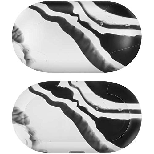 Skinit Decal Audio Skin Compatible with Galaxy Buds+ - Officially Licensed Originally Designed Black Marble Ink Design