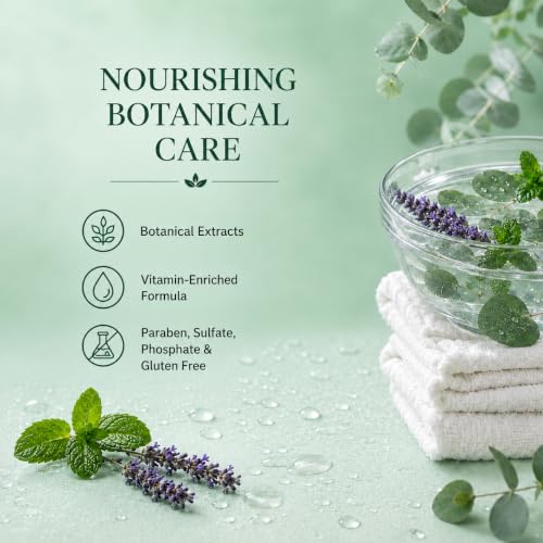 Image of Ginger Lily Farms Botanicals Conditioner, 128oz, Eucalyptus Tranquility | 100% Vegan & Cruelty-Free | Moisturizing Conditioner for All Hair Types | Refill Size