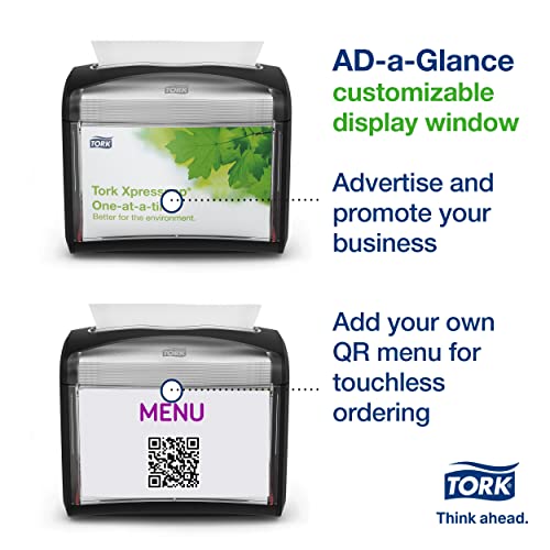 Tork Xpressnap Tabletop Napkin Dispenser Black, 6232100 - image 3